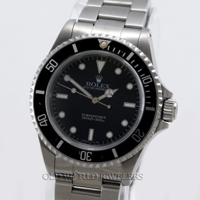 Rolex Submariner No Date Ref 14060 Steel Black "T" Series Dial